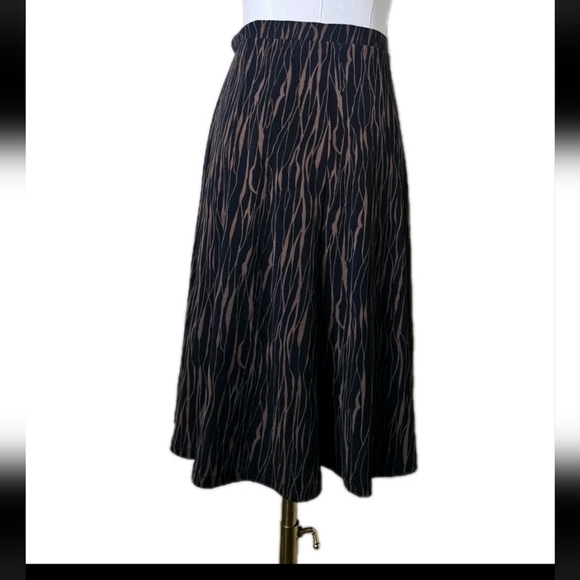 Liz Claiborne Classics Skirt Womens Sz 8 Black Pleated Preppy Academia Old Money - Picture 1 of 6
